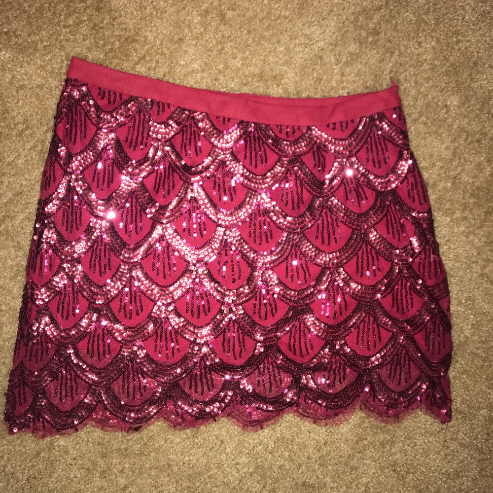 Free People Sequence Mini Skirt